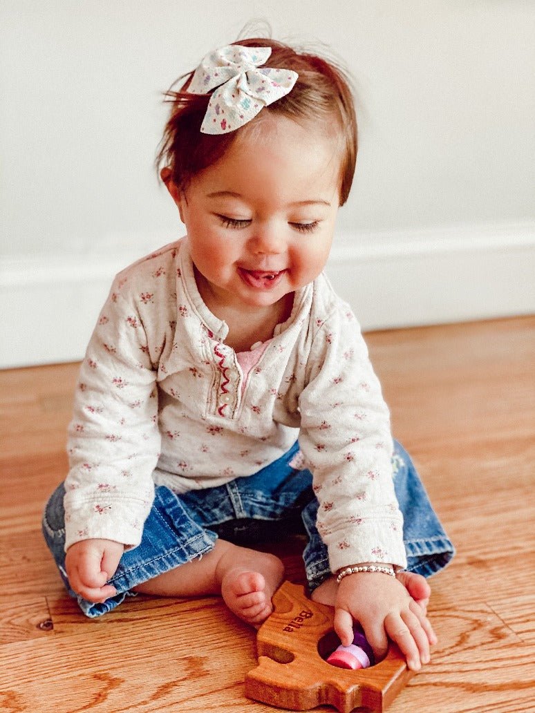 Rhode Island State Wooden Baby Rattle™ - Bannor-toys
