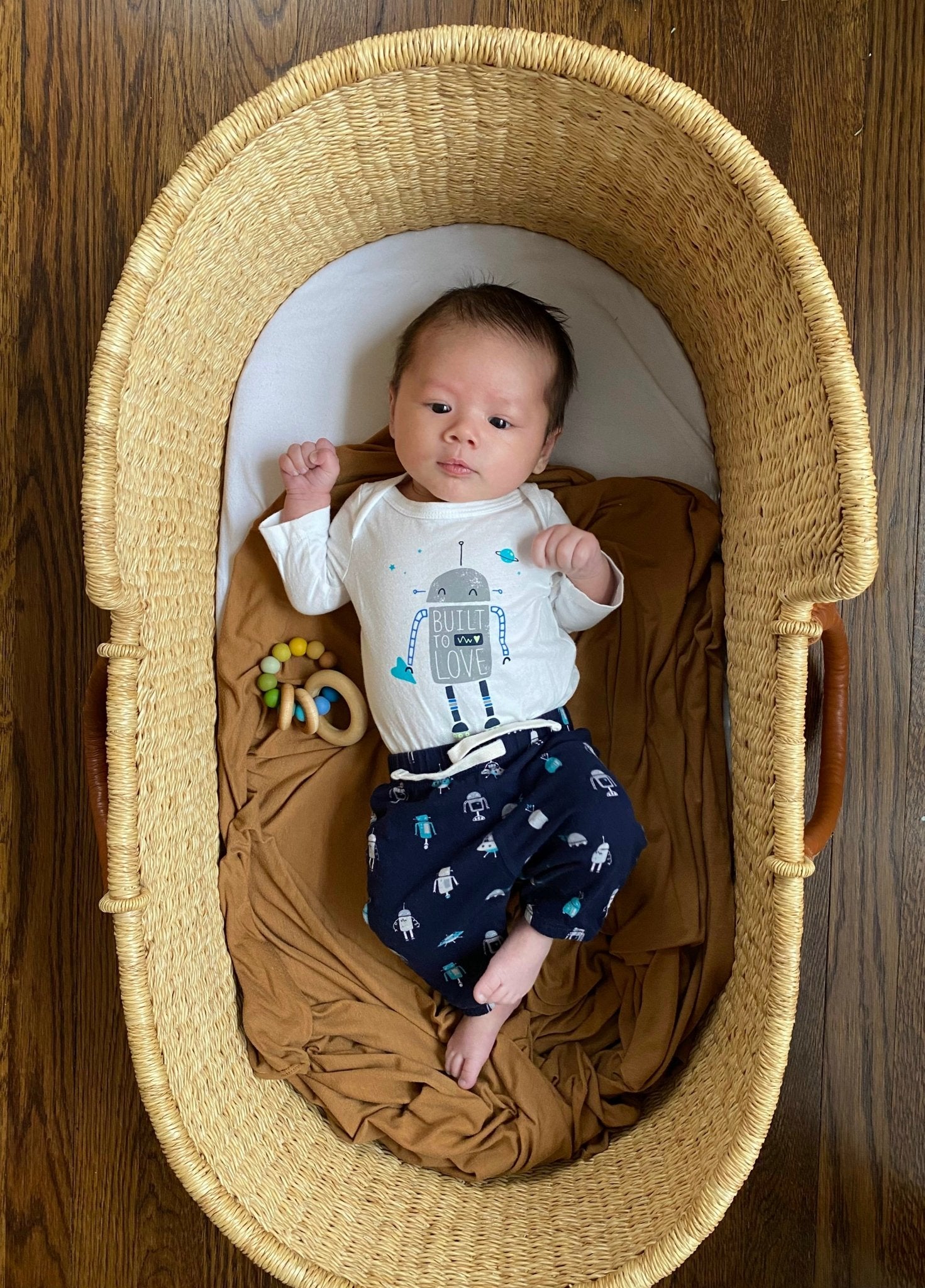 Saturn Ring Wooden Baby Teether - Bannor-toys