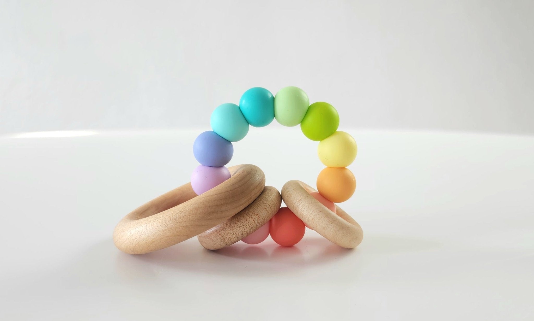 Saturn Ring Wooden Baby Teether - Bannor-toys