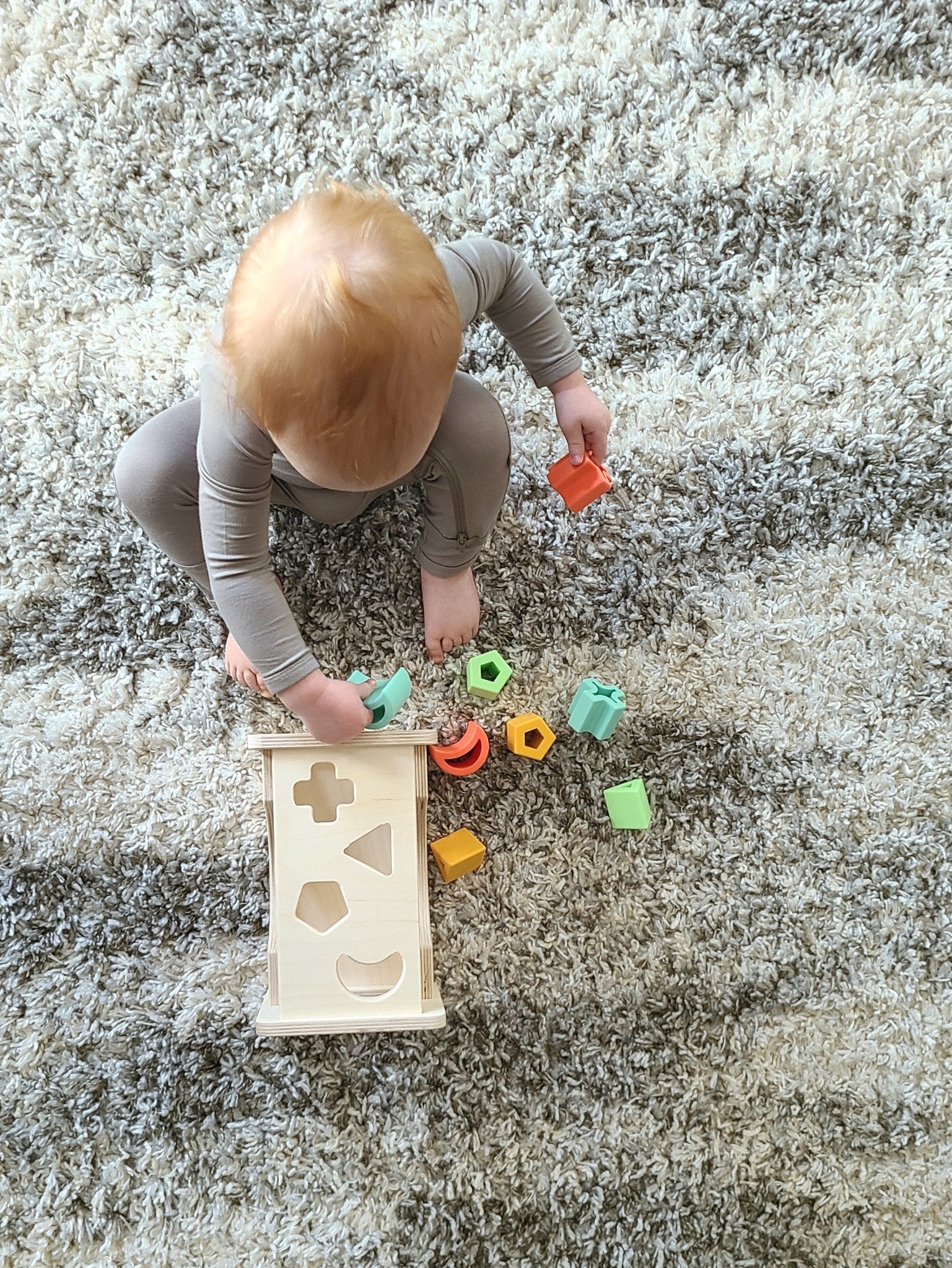 Shape Sorter - Wood + Silicone - Bannor-toys