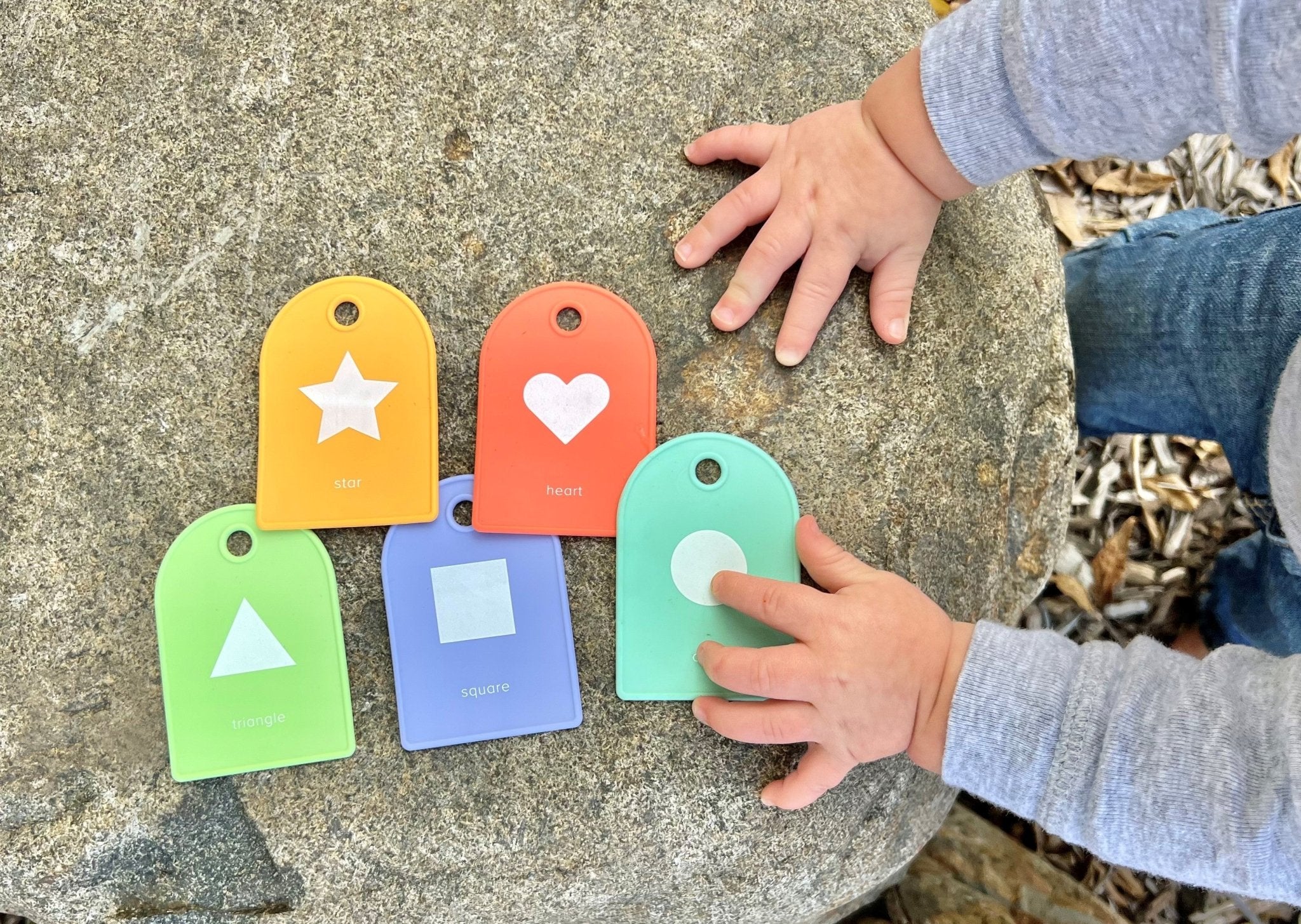 Silicone Shape Flash Cards - Bannor-toys