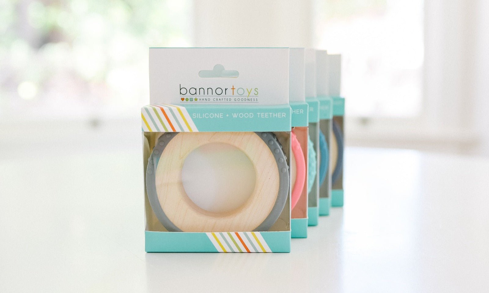 Silicone Wrapped Teether - Bannor-toys
