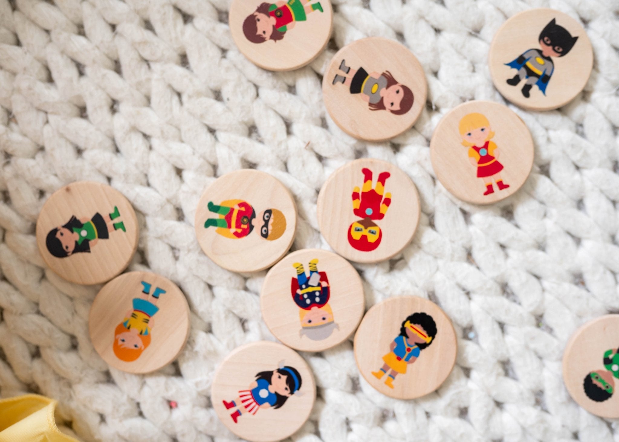 Superhero Kids Matching Tiles - Bannor-toys