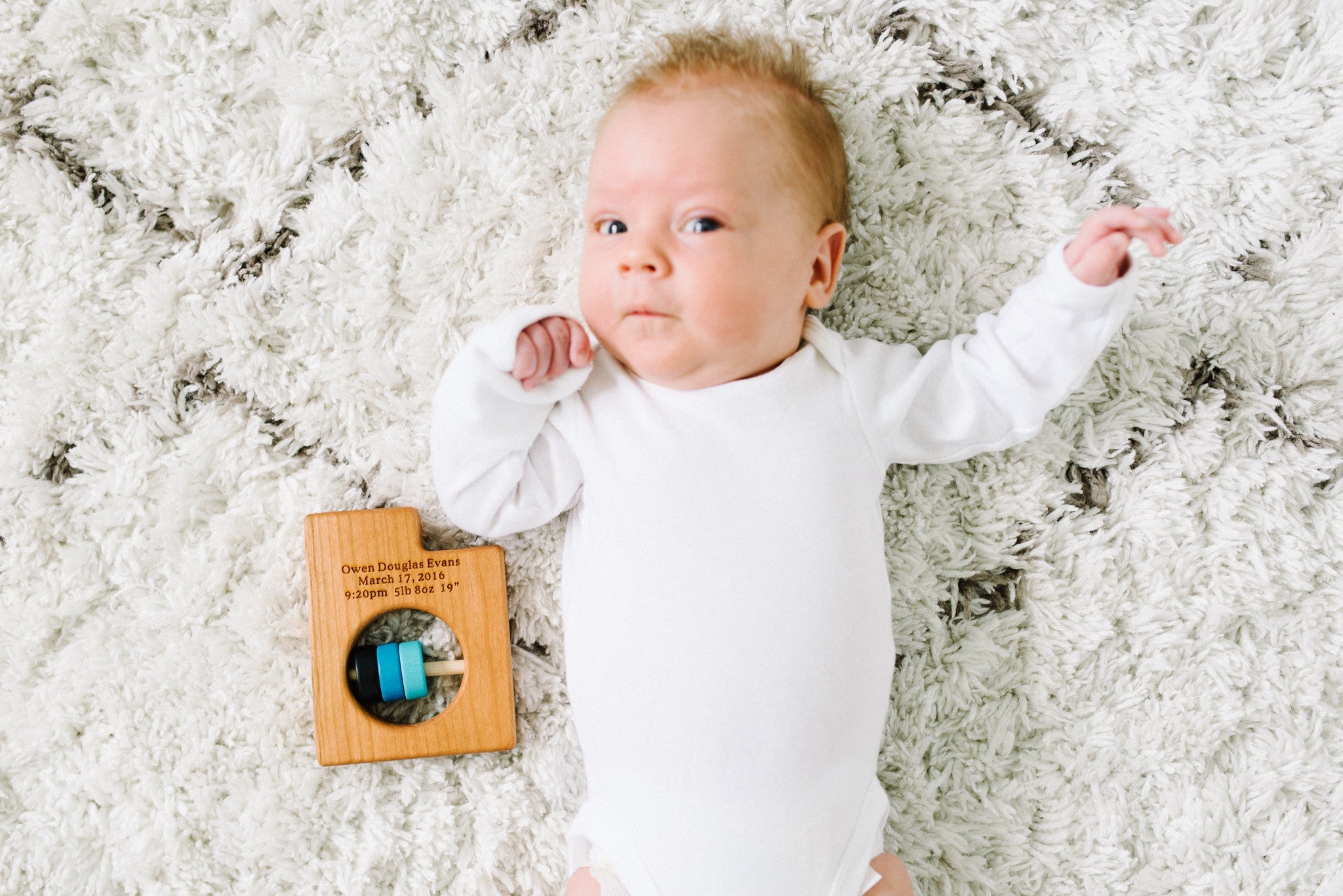 Utah State Wooden Baby Rattle™ - Bannor-toys