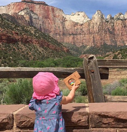 Utah State Wooden Baby Rattle™ - Bannor-toys