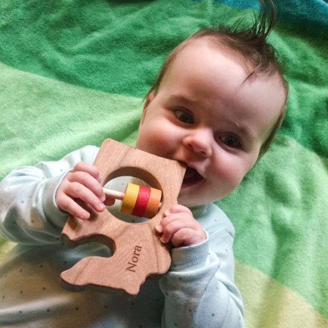 Washington State Wooden Baby Rattle™ - Bannor-toys