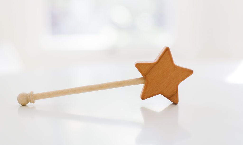 Wooden Star Wand - Bannor-toys