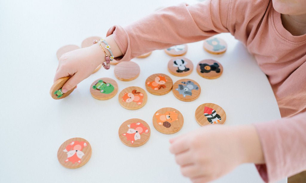 Woodland Matching Tiles - Bannor-toys