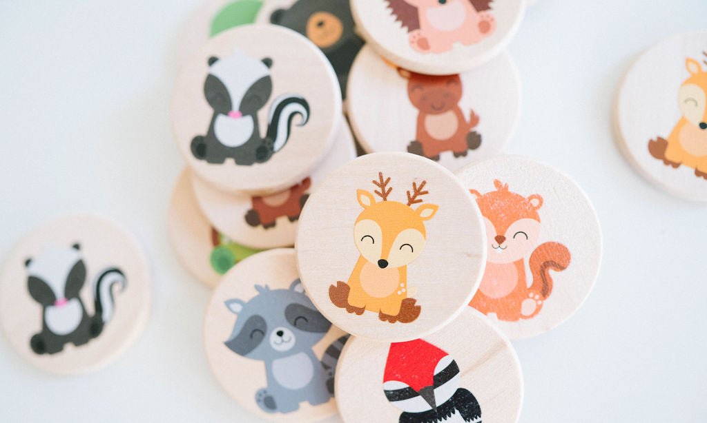 Woodland Matching Tiles - Bannor-toys